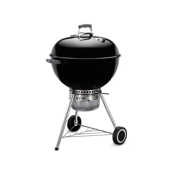 Barbacoa Carbón Negro Acero Inoxidable Weber en Negro - Exterior, Uruguay | Divino