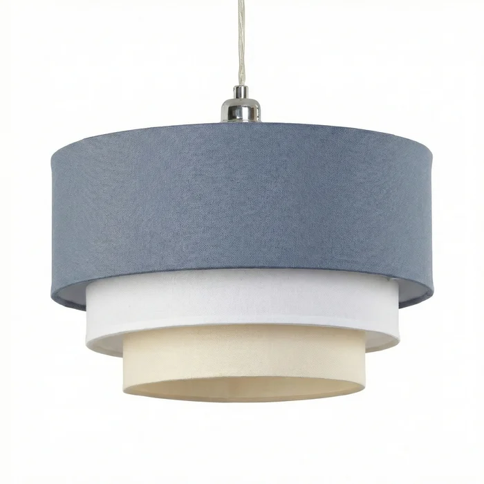 Colgante Aura Triple Bicolor en Azul - Lámparas colgantes, Uruguay | La Perla