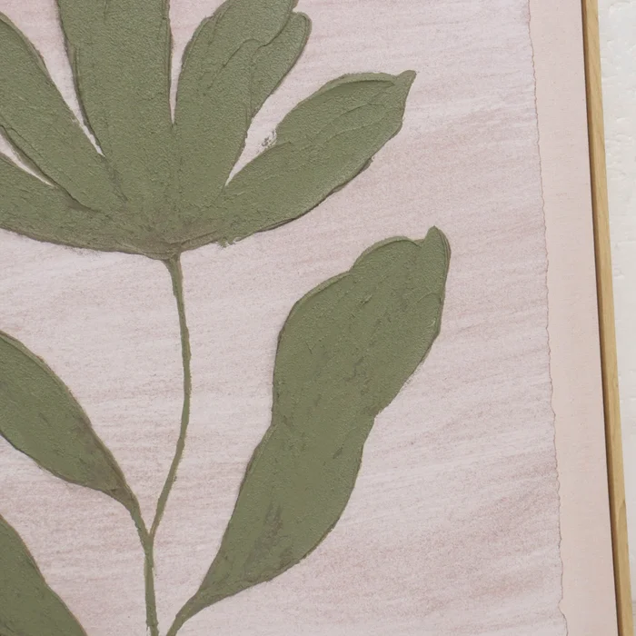 Cuadro Leaf I, 60x60, Verde Papel H1gca250909a en Verde - Decoración de pared, Uruguay | Divino, vista 2