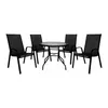 Set De Jardin Acero-y-textilina Negro Minori en Negro - Muebles para el exterior, Uruguay | Divino, vista 2 de 2
