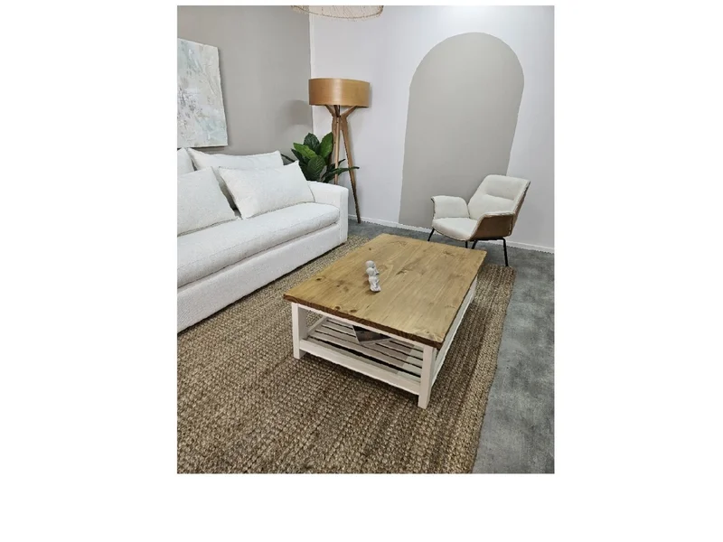 Mesa de Living RÚSTICA MUESTRA en Madera natural - Mesas de living, Uruguay | Finkel, vista 5