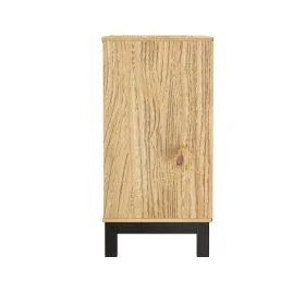 Aparador 1 Puerta De Vidrio 2 Cajones Madera Maciza en NEGRO/NATURAL - Muebles, Uruguay | Soy Hogar, vista 4