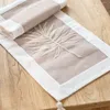 SENDERO BORDADO A MANO - BEIGE Y OFF WHITE en Beige - Textiles, Uruguay | La Iberica, vista 6 de 9