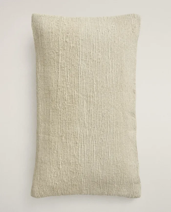 FUNDA COJÍN TRENZADO en Beige - Textiles, Uruguay | Zara Home, vista 2