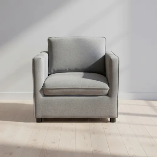 Butaca Tela Gris Amsterdam en Gris - Sillones y sofás, Uruguay | Divino