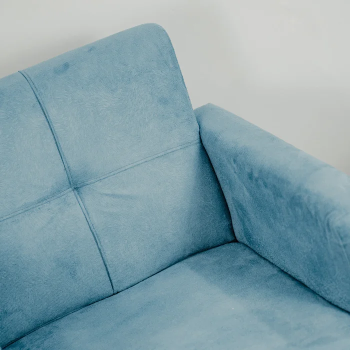 Kit 2 Poltrona + Puff Havana Azul en Celeste - Sillones y sofás, Uruguay | Ecowood, vista 3