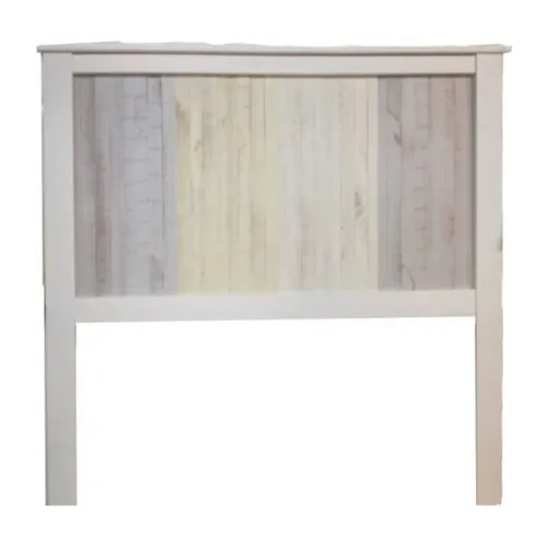 Respaldo cama 1 plaza 1/2 Linea Flora - Blanco en Blanco - Respaldos de cama, Uruguay | Nario Hogar