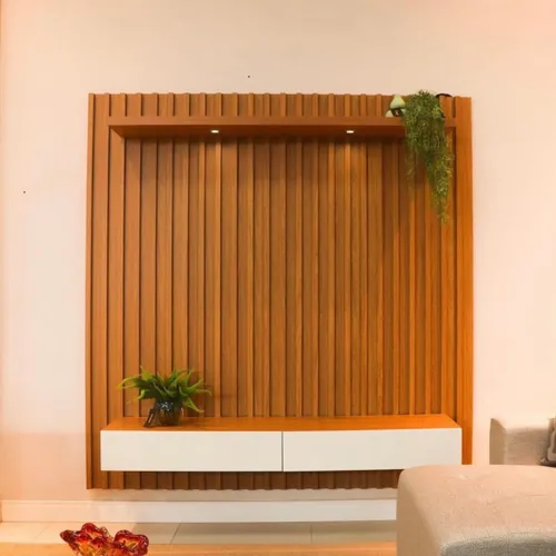 Panel TV con Listones Lara 180CM - 100% MDF - Muebles para TV, Uruguay | Balton