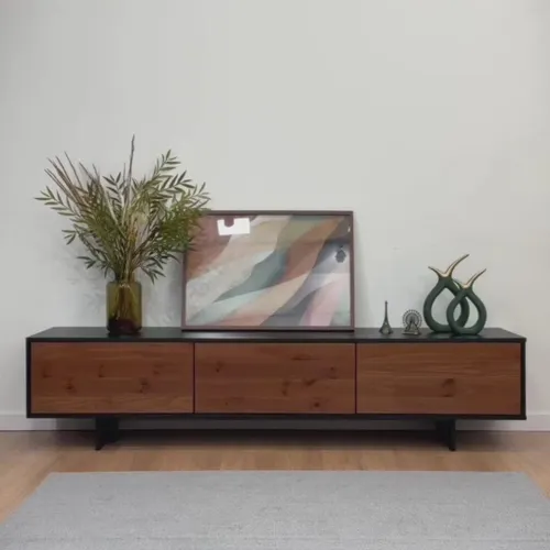 Rack TV Arven 180cm - Madera Maciza en Madera natural - Muebles para TV, Uruguay | Balton