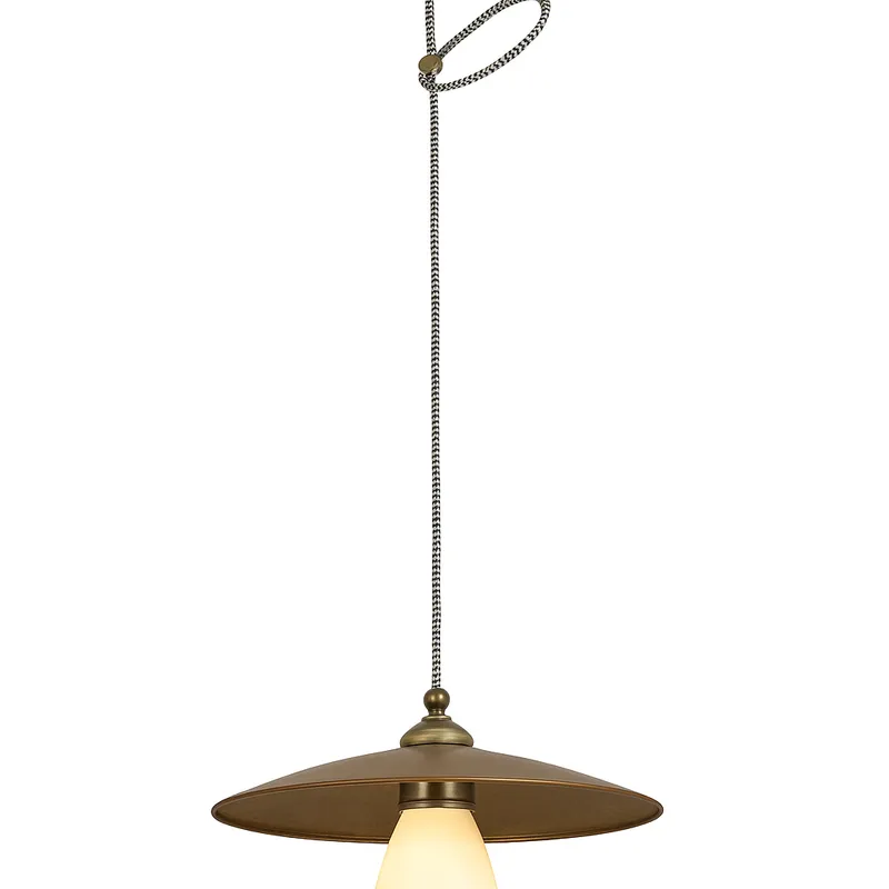 Vintage Brown con bombilla Redonda en Marrón - Lámparas colgantes, Uruguay | Darko Lighting