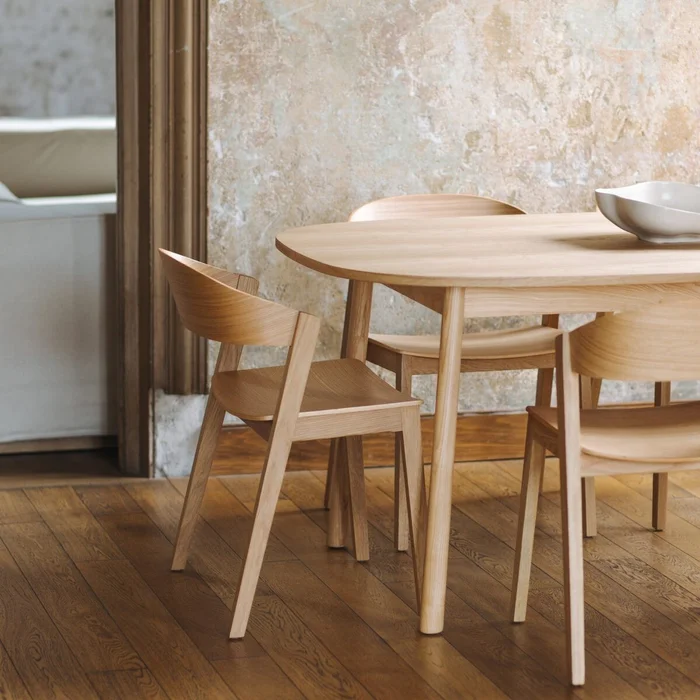 Mesa de Comedor Ovalada en Madera natural - Mesas de comedor, Uruguay | Samic, vista 4