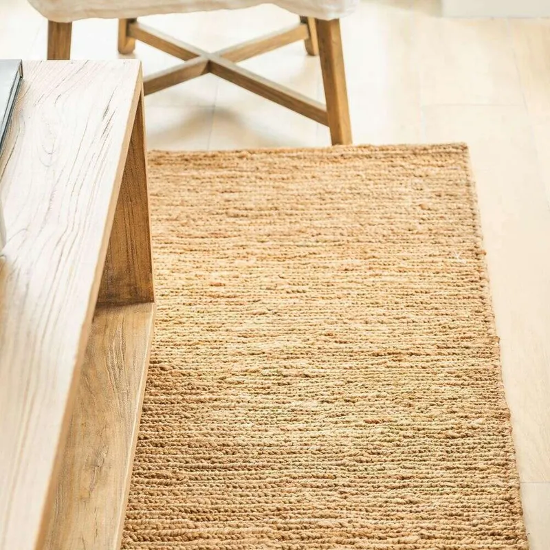 ALFOMBRA DE YUTE NATURAL - 2.50 X 1.70 MTS en Madera natural - Textiles, Uruguay | La Iberica