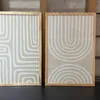 Kit 2 Cuadros - Abstracto Beige - 40 x 60 - Decoración de pared, Uruguay | Berna home, vista 2 de 4