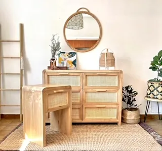 Juego de dormitorio con bordes curvos - Dormitorio, Uruguay | Decoramuss
