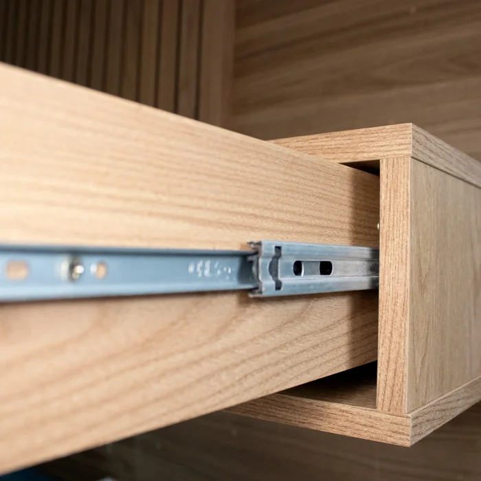 Mesa de Luz Aerea Capri - Olmo en Madera natural - Mesas de luz, Uruguay | Berna Home, vista 6