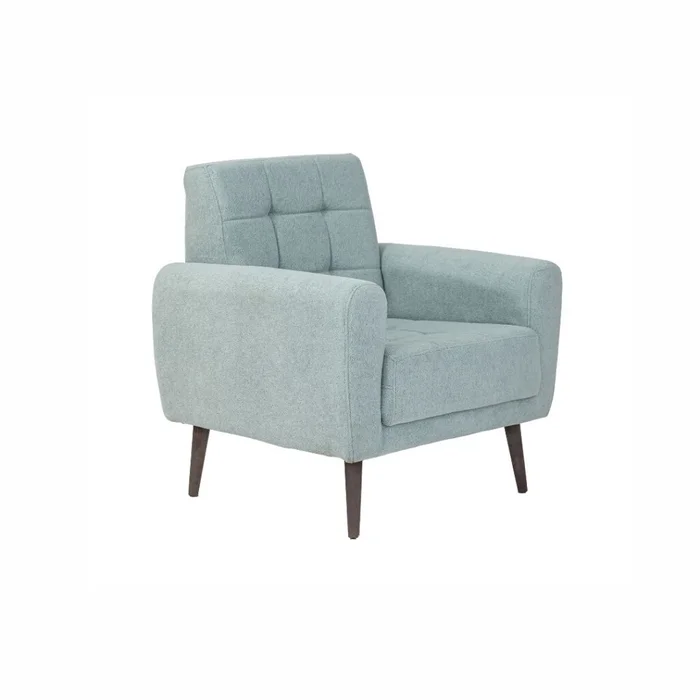 Sofa Sillon Poltrona 1 Cuerpo Livia en Celeste - Butacas, banquetas y puffs, Uruguay | Rústico Hogar