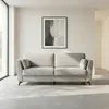 Sofá Capri - Tela Microfibra - 3 cuerpos - Kruger 06-155 (Ceniza) en Gris - Sillones y sofás, Uruguay | NYR, vista 2 de 5