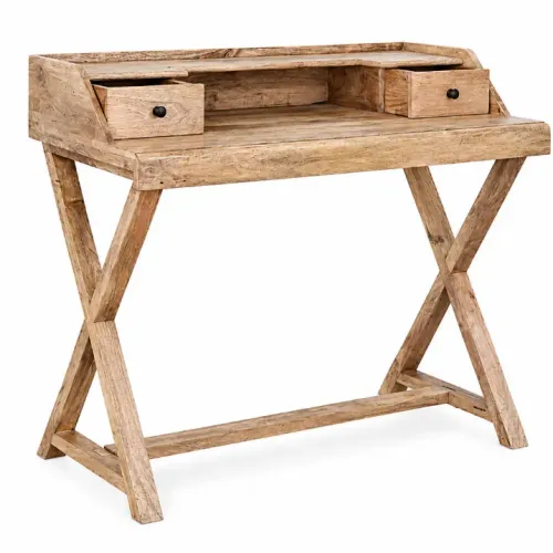 M187 Escritorio 108x60x76 en Madera natural - Escritorios, Uruguay | Victoriana