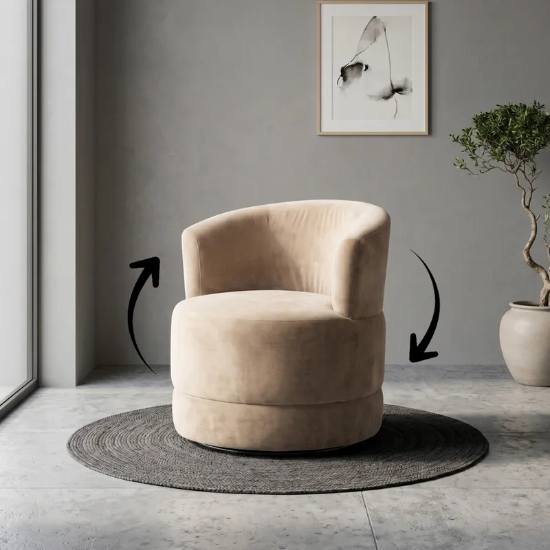 Poltrona Raquel - Moderna Hogar en Beige - Sillones y sofás, Uruguay | Moderna Hogar
