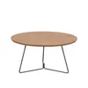 MESA CENTRO REDONDA - MADERA CINAMOMO - PATAS GRAFITO en Madera natural - Mesas de living, Uruguay | Champagne Home, vista 1 de 4