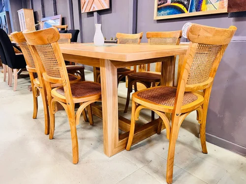 Juego De Comedor Ozark Home Mesa Mónaco 6 Sillas 180 Cm A Eleccion en Madera natural - Mesas de comedor, Uruguay | Ozark Home, vista 4