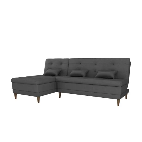 Sillón Cama con Chaise - Good - Gris en Gris - Sillones y sofás, Uruguay | Ecowood