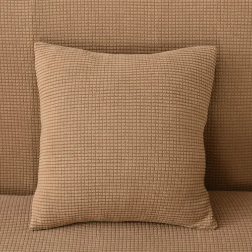 Funda de almohadón 40x40 cm - marrón en Marrón - Textiles, Uruguay | Buho Store