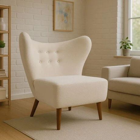 Butaca Bailey en Beige - Butacas, banquetas y puffs, Uruguay | La Cueva Muebles, vista 9