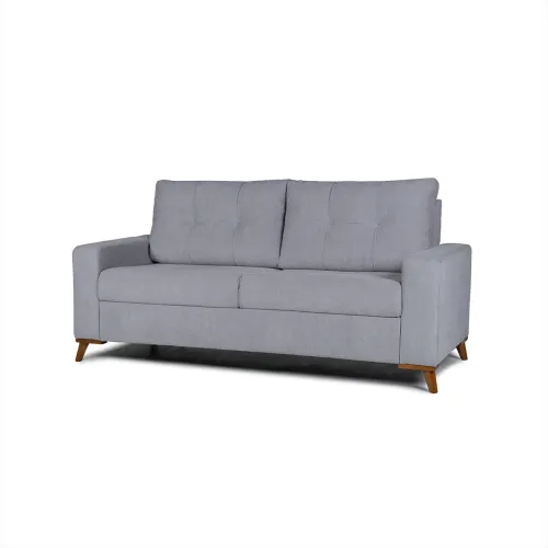 Sofá Katrina - Tela Microfibra - 3 cuerpos - 10286 (Gris) en Gris - Sillones y sofás, Uruguay | NYR