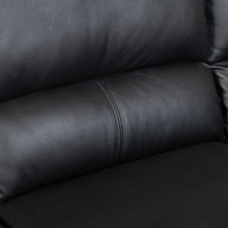 Sillón 3 Cuerpos Cuero Negro Florencia en Negro - Sillones y sofás, Uruguay | Divino, vista 6