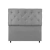 Respaldo Cabecera Queen Size – Luxo Lino en Negro - Respaldos de cama, Uruguay | Delta Center, vista 2 de 3