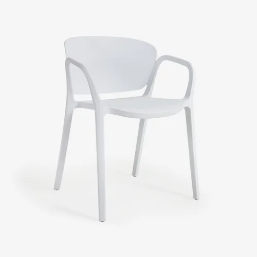 Silla 100% de exterior Ania - blanco en Blanco - Sillas, Uruguay | Kavehome