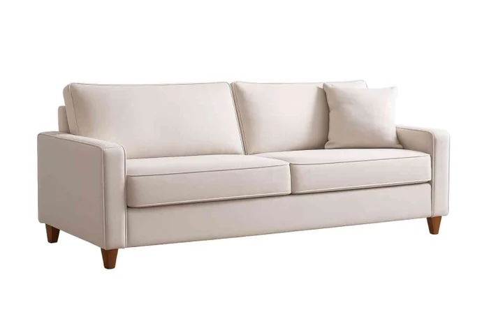 Sofá 3 cps DESIREE - Beige en Beige - Sillones y sofás, Uruguay | Finkel, vista 2