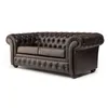 Sofá Chesterfield Divo - Cuero Natural - 2 cuerpos - A fabricar en Marrón - Sillones y sofás, Uruguay | NYR, vista 1 de 5