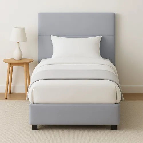 RESPALDO DE PARED COPENHAGEN GRIS 1,5 PLAZAS - Respaldos de cama, Uruguay | Viasono