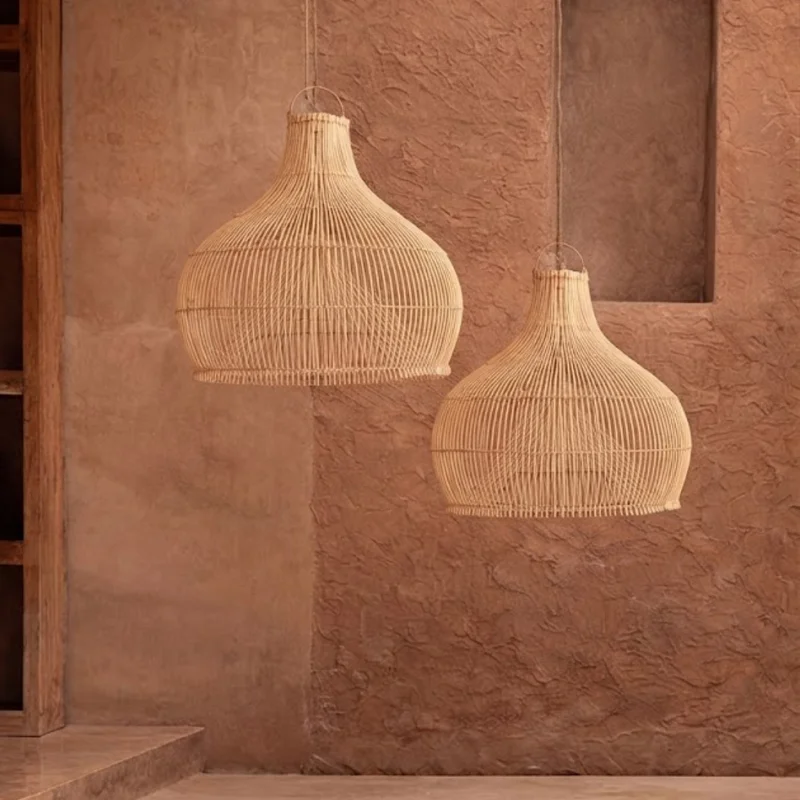 Lámpara Colgante de Ratán Tessa | Casakos en Madera natural - Lámparas colgantes, Uruguay | Casakos, vista 3
