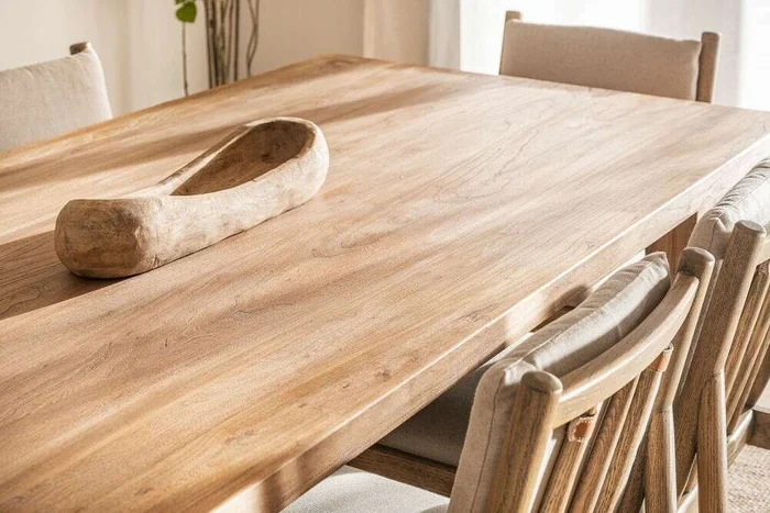 MESA COMEDOR APOLO - 2.00 X 1.00 MTS en Madera natural - Mesas de comedor, Uruguay | La Iberica, vista 4