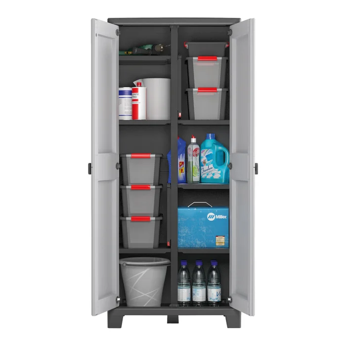 Multiuso Armario Gris Polipropileno Keter Titan en Gris - Muebles para el exterior, Uruguay | Divino, vista 3
