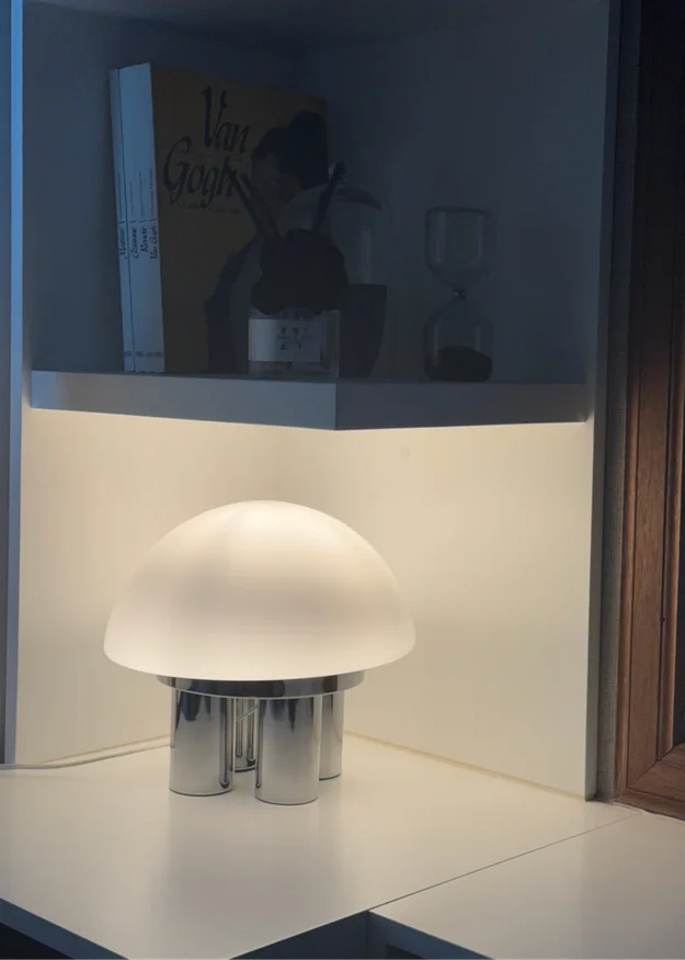 Lámpara Hongo en Plateado - Iluminación, Uruguay | CB Studio, vista 2