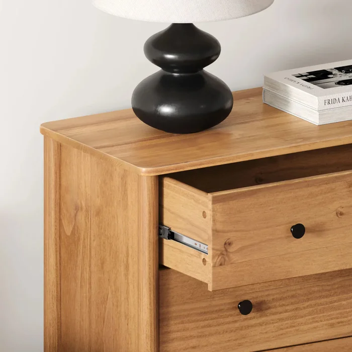 Comoda Apama 90CM 4 Cajones - Madera Maciza en Madera natural - Cómodas, Uruguay | Balton, vista 9