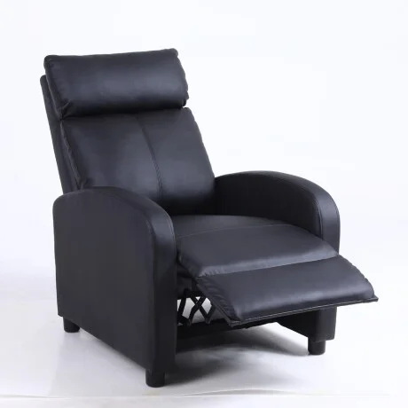 Sillon reclinable 1 cuerpo con masajeador y calefaccion - Negro en Negro - Sillones y sofás, Uruguay | La Cueva Muebles, vista 20