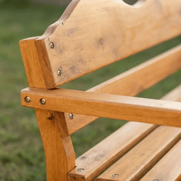 Sillón clásico 2 cuerpos — Serra Amoblamientos en Madera natural - Muebles para el exterior, Uruguay | Serra Amoblamientos, vista 2