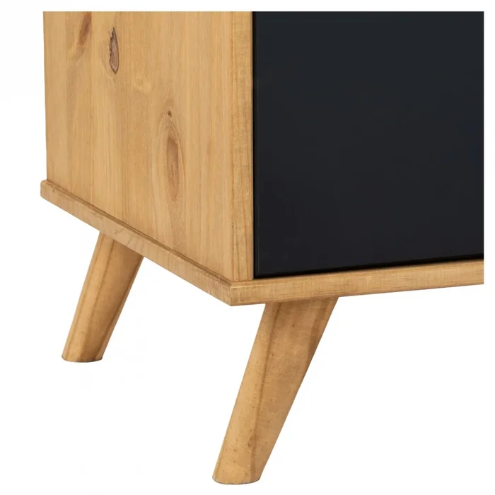 Aparador 3 Puertas 3 Cajones Negro - Línea Berlín en Negro - Muebles para TV, Uruguay | Ecowood, vista 4