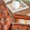 BUTACA COGNAC - CUERO ITALIANO - Butacas, banquetas y puffs, Uruguay | La Iberica, vista 3 de 16