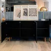 Kit 3 Cuadros - Matisse Beige/Negro - 40 x 60 - Decoración de pared, Uruguay | Berna home, vista 3 de 4