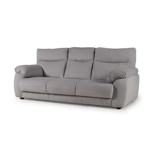 Sofá Aura - Tela Aquaclean Sustentable - 3 cuerpos - A fabricar en Gris - Sillones y sofás, Uruguay | NYR