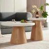 Set De Mesas Centrales Mdf-y-microcemento Cleo - Mesas de living, Uruguay | Divino, vista 4 de 4