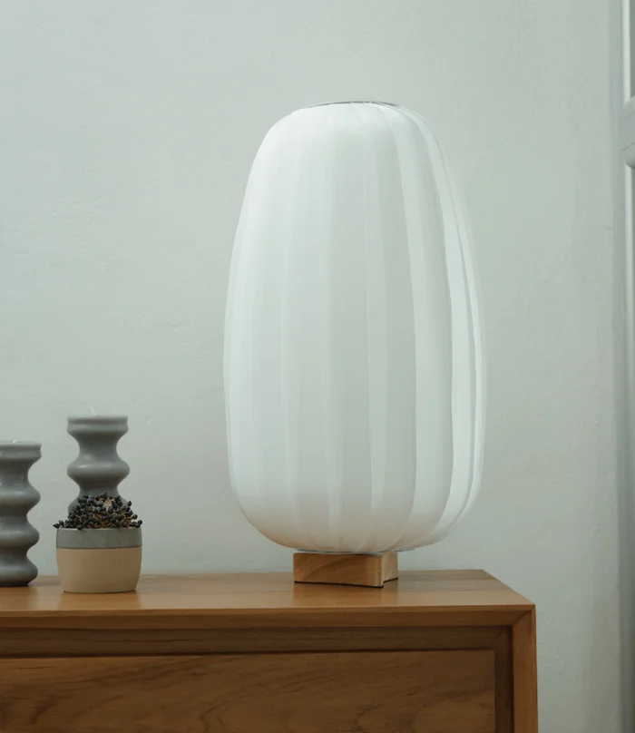 L. MESA UMI 28X39 en Blanco - Lámparas de mesa, Uruguay | Masinfinito Casa, vista 2