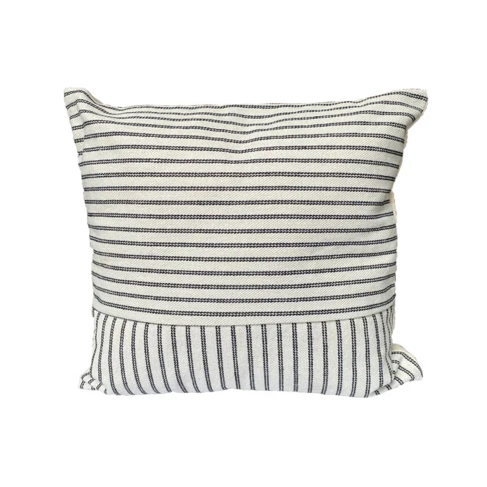 Almohadón Rayas en Blanco - Textiles, Uruguay | Tutto Deco