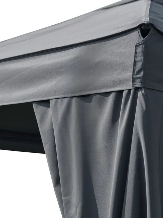 Gazebo NORDMARKA 3x3x2,78 m gris en Gris - Muebles para el exterior, Uruguay | JYSK, vista 2